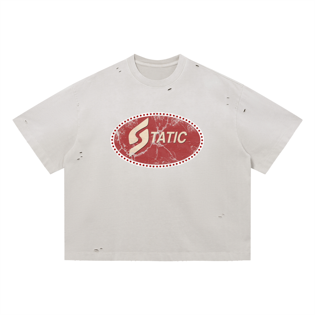 Vintage Washed Distressed Static Tee