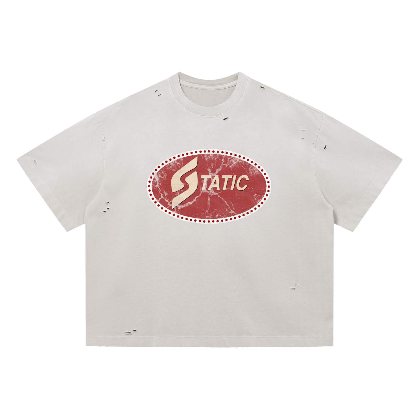 Vintage Washed Distressed Static Tee
