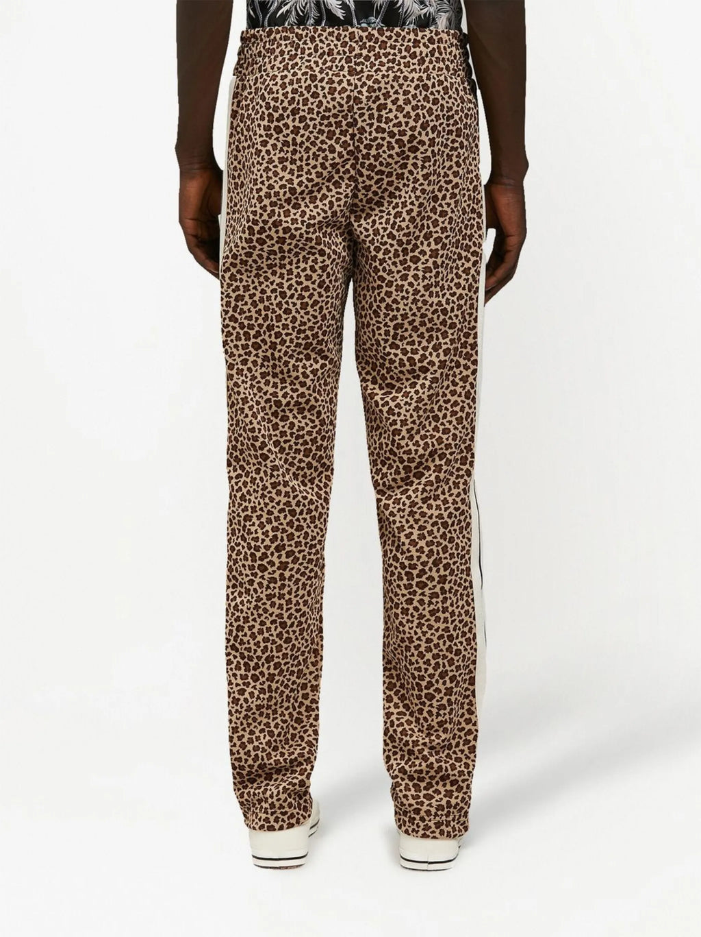 Palm Angels - Leopard print jacquard track pants