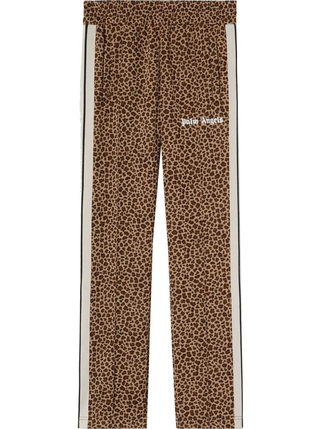 Palm Angels - Leopard print jacquard track pants