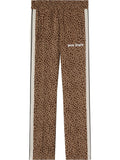Palm Angels - Leopard print jacquard track pants