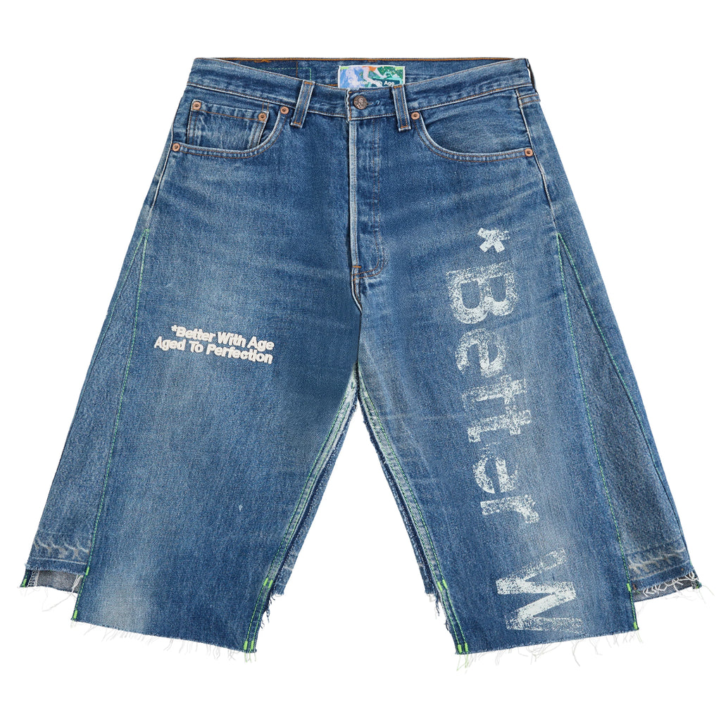 Better With Age - Clementine Double-Wide Denim Short | Dark Wash