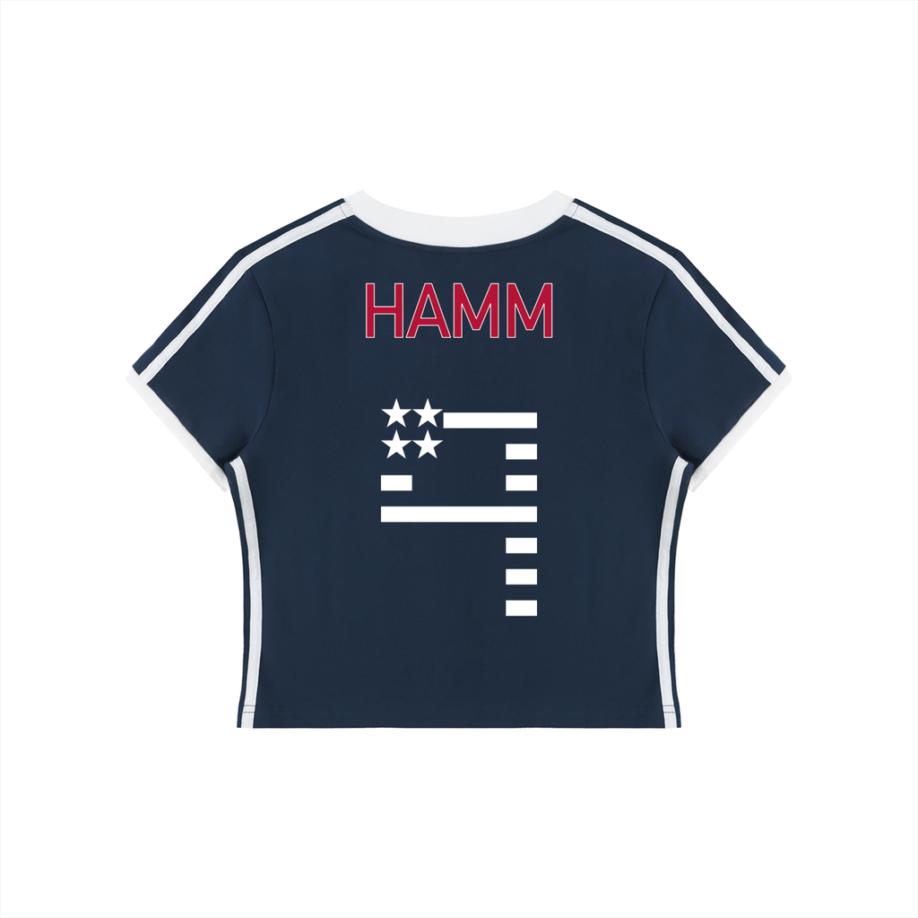 WC 2026 CROPPED JERSEY TEE - WOMENS 'USA' image 1