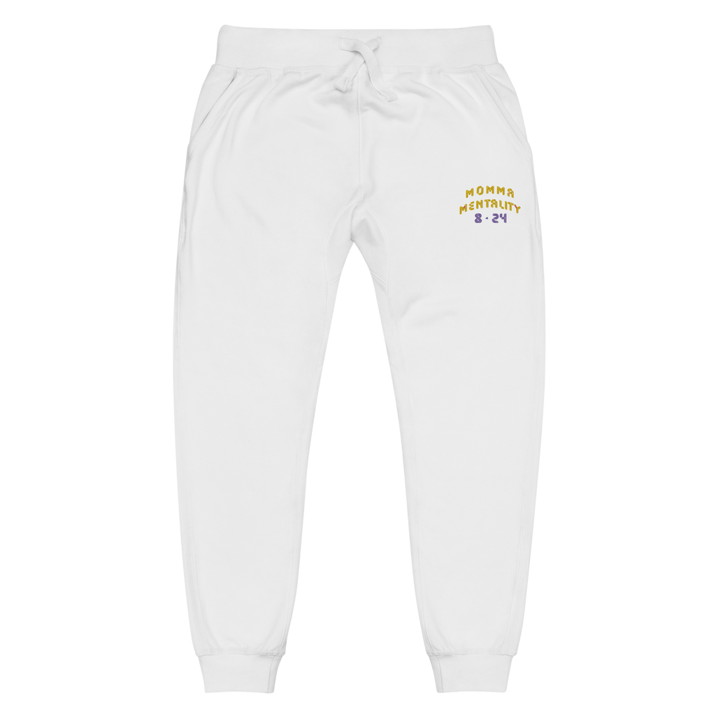MOMMA MENTALITY SWEATS WHT image 0