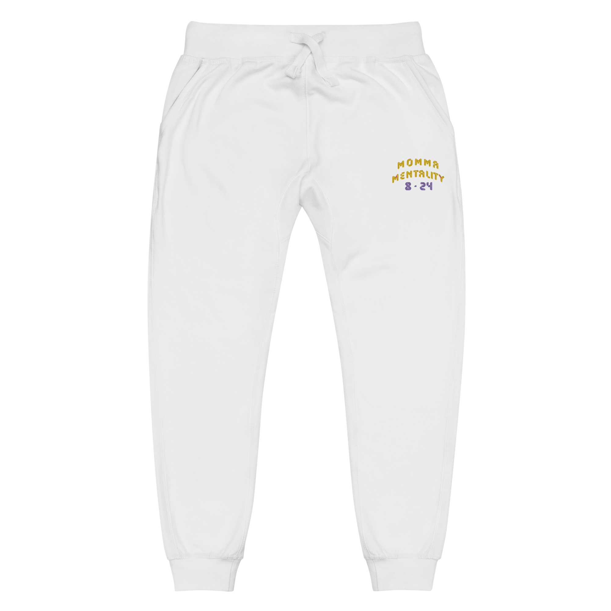 MOMMA MENTALITY SWEATS WHT image 0