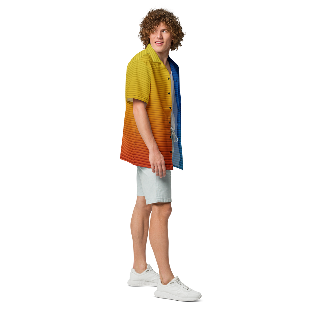 WAVY BUTTON UP SHIRT image 7