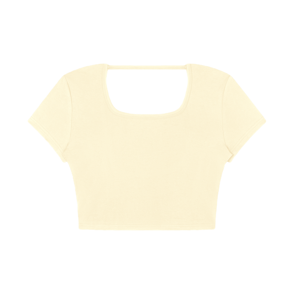 CLOSED-OFF CROP TEE image 0