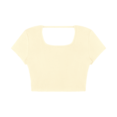 CLOSED-OFF CROP TEE image 0