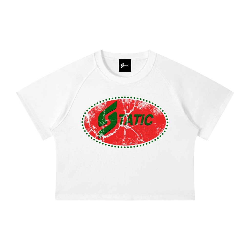 Concrete Static Crop Tee 'WOMENS'