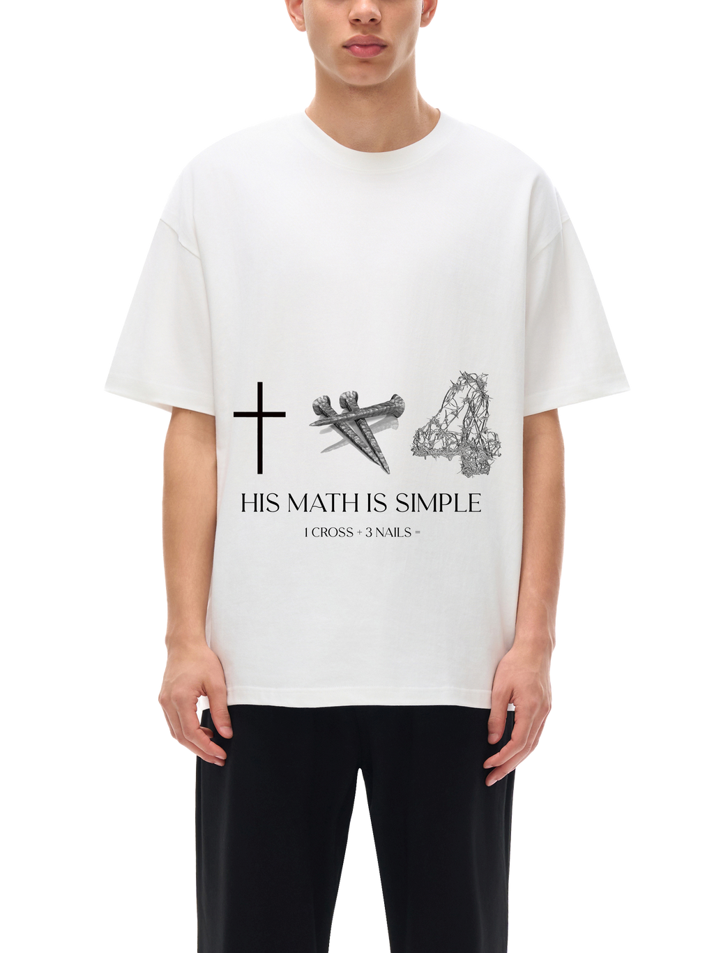 SIMPLE MATH TEE image 3