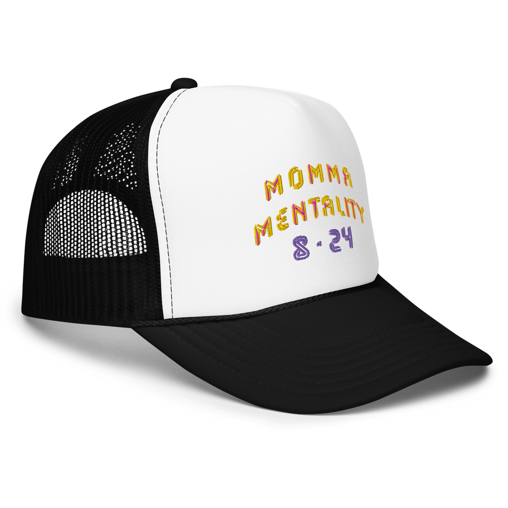 MOMMA MENTALITY TRUCKER HAT image 1