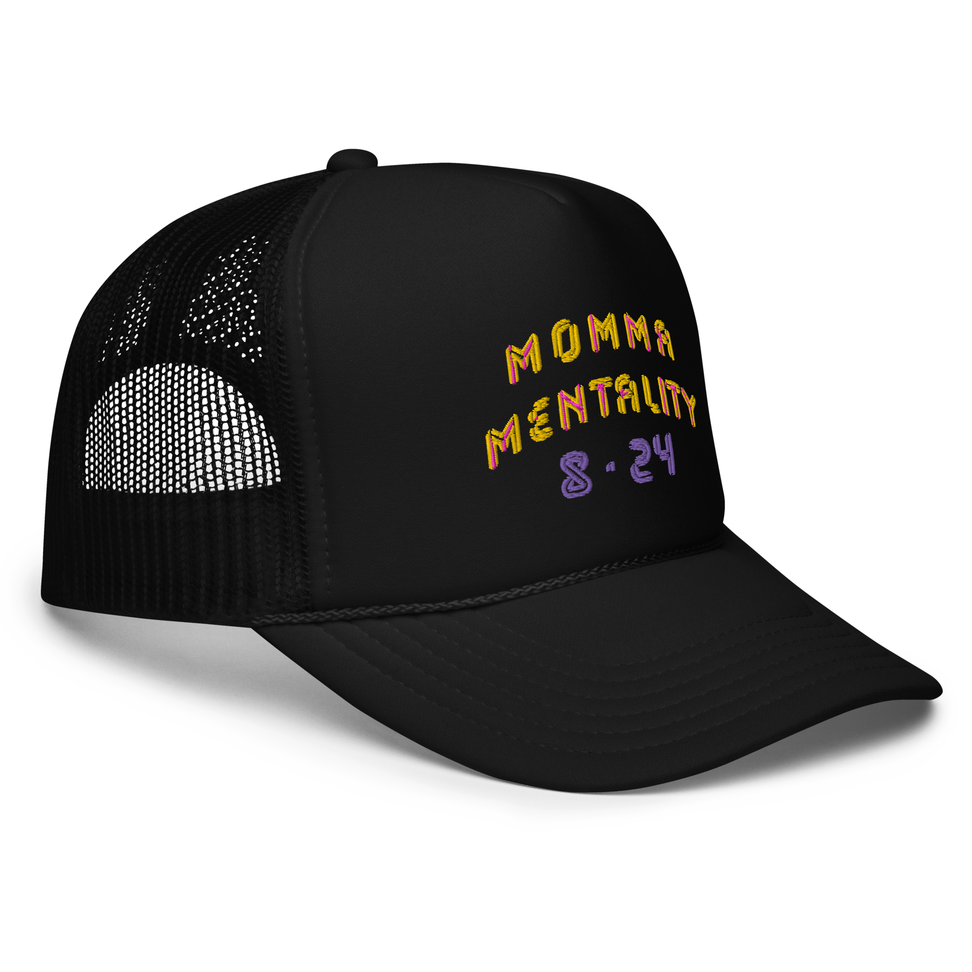 MOMMA MENTALITY TRUCKER HAT image 4