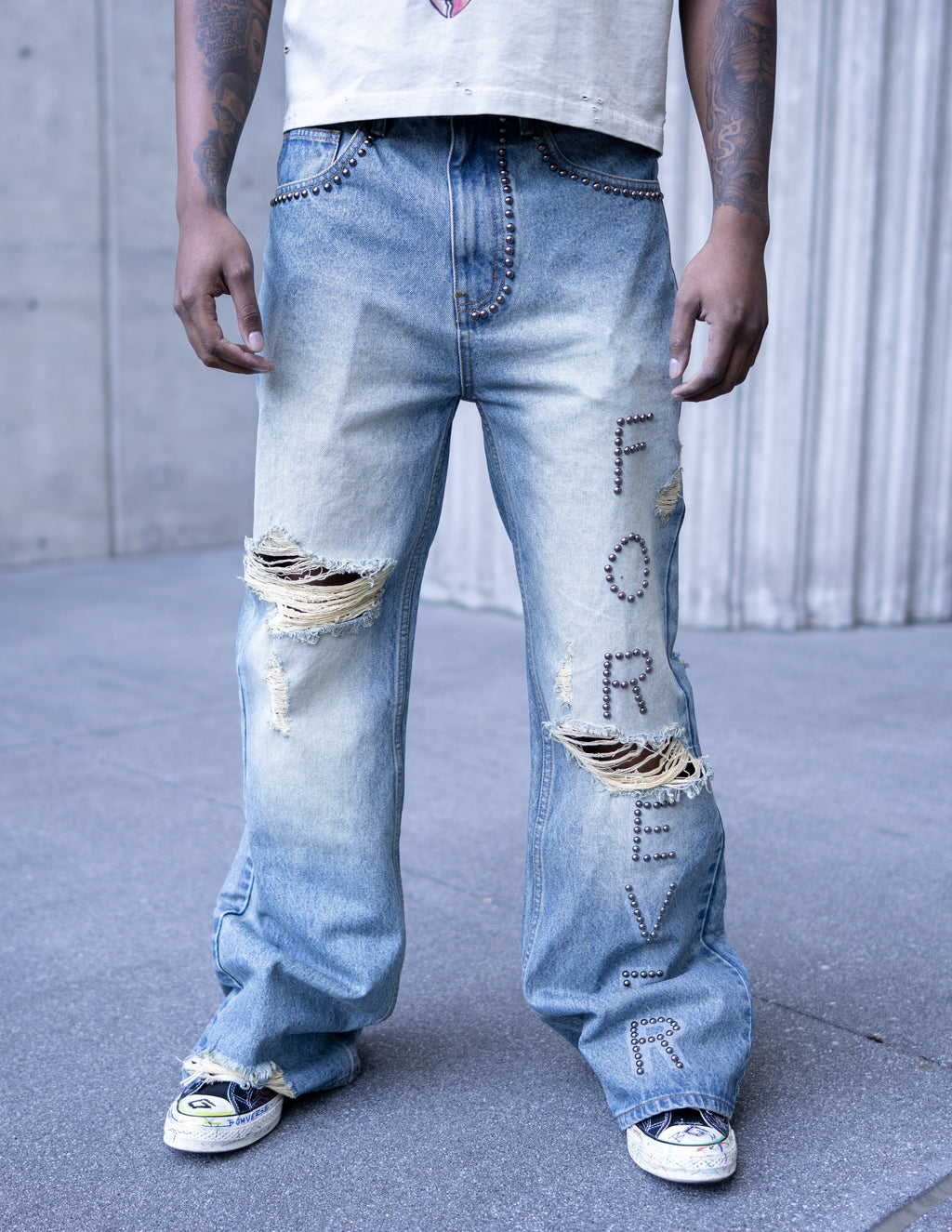FOREVER HUNGRY - FOREVER FLARE JEANS