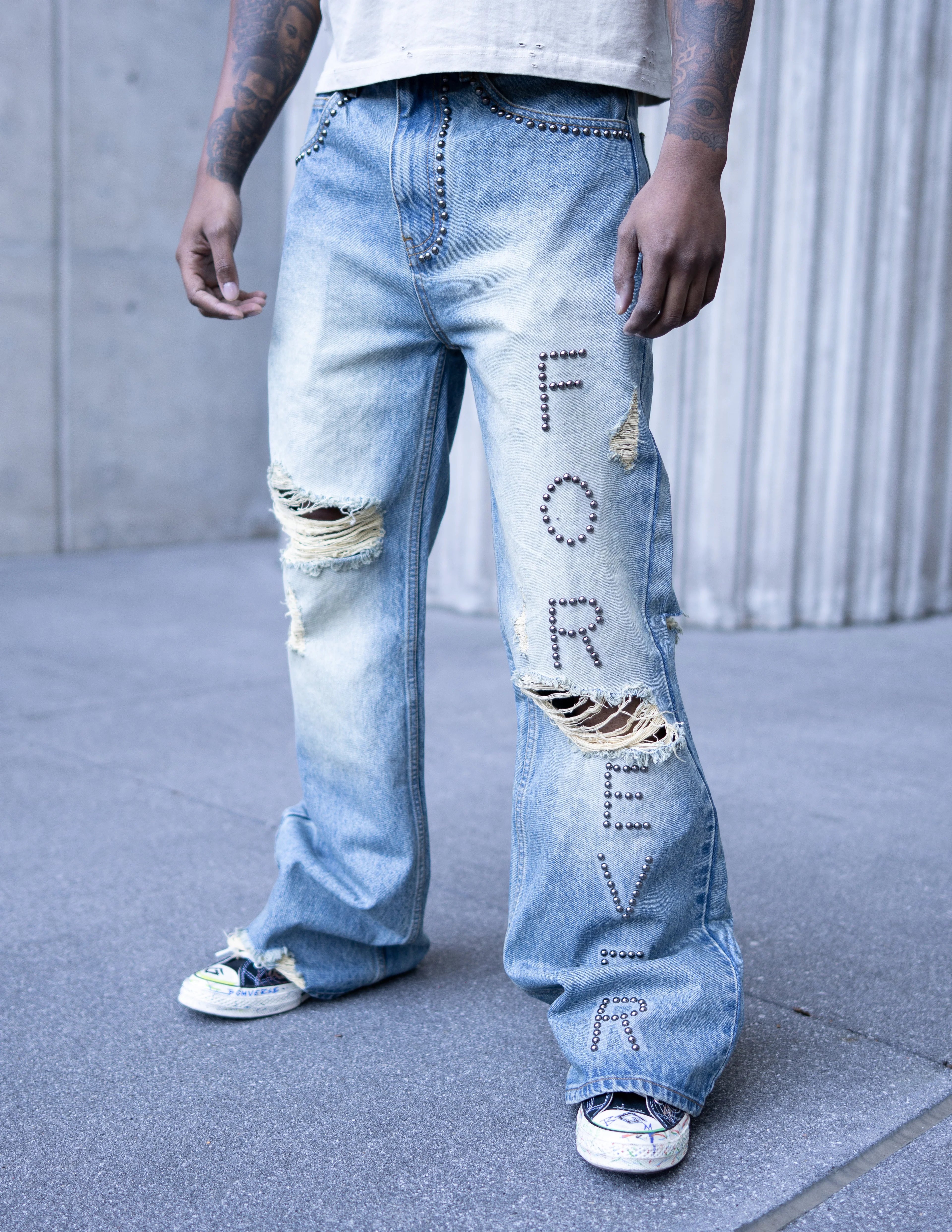 FOREVER HUNGRY - FOREVER FLARE JEANS