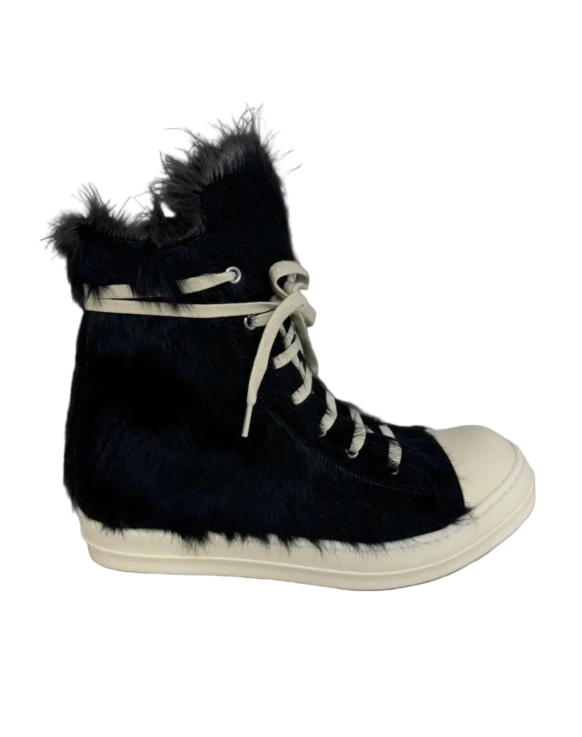 RICK OWENS HIGH 'BLACK' FUR
