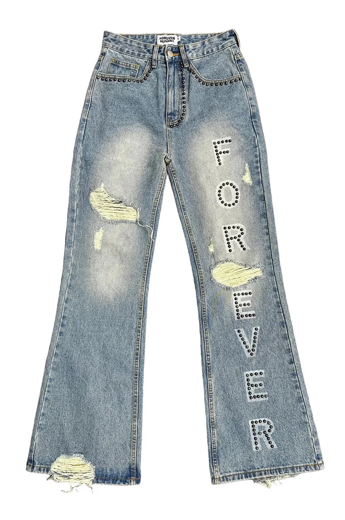 FOREVER HUNGRY - FOREVER FLARE JEANS