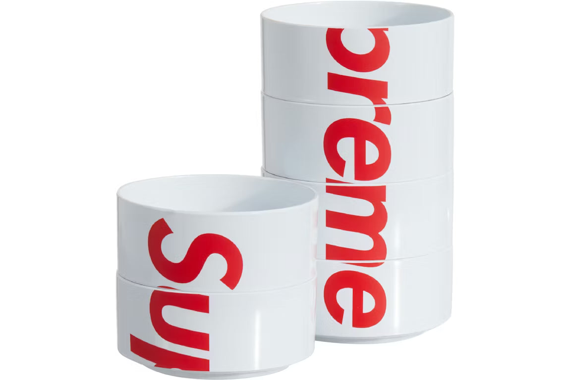 Supreme Heller Bowls (Set of 6) (White)