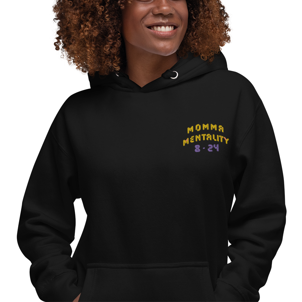 MOMMA MENTALITY SWEAT-SET BLK image 1