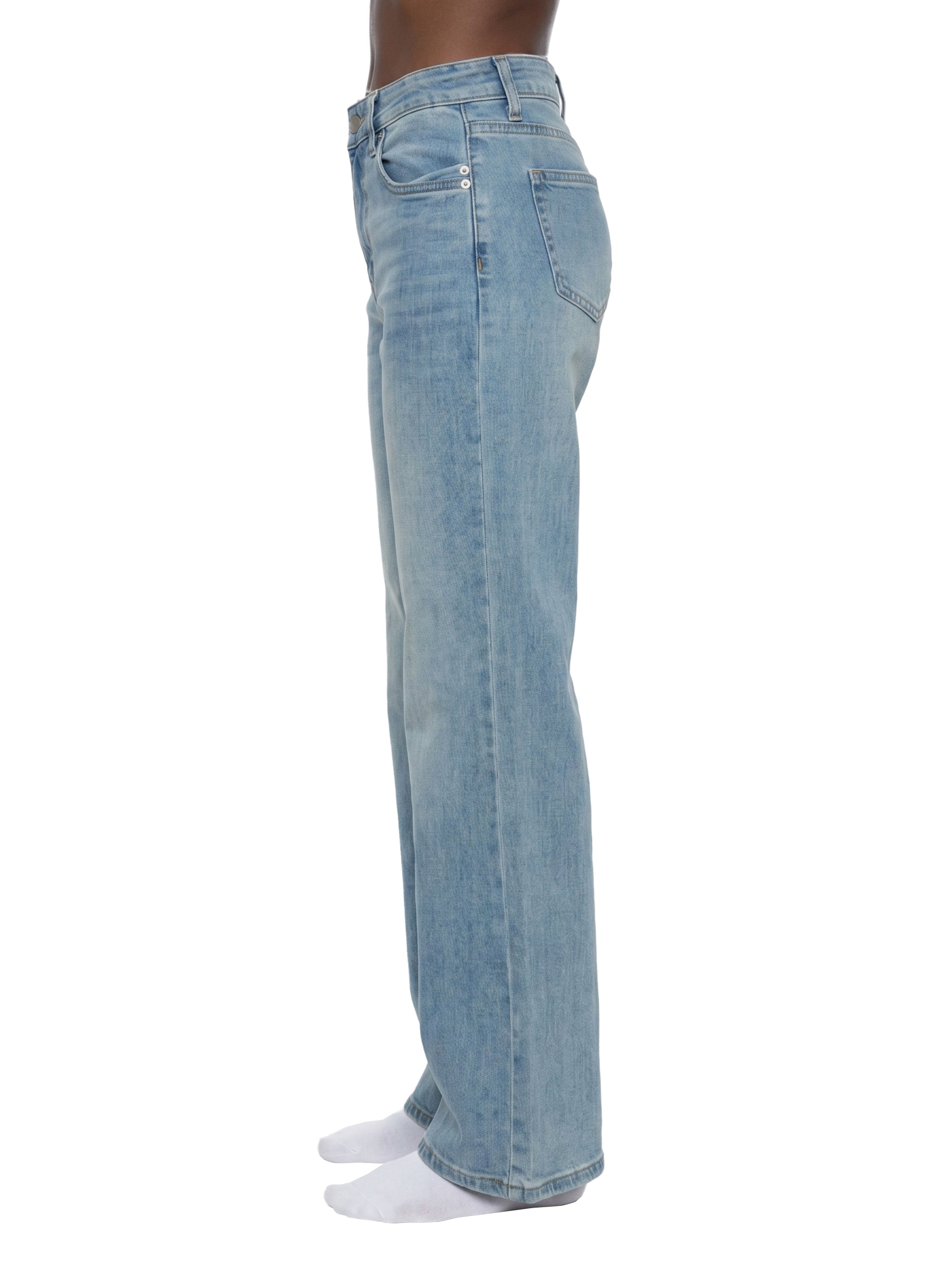 Women's Vintage Wash Flared Leg Jeans image 3