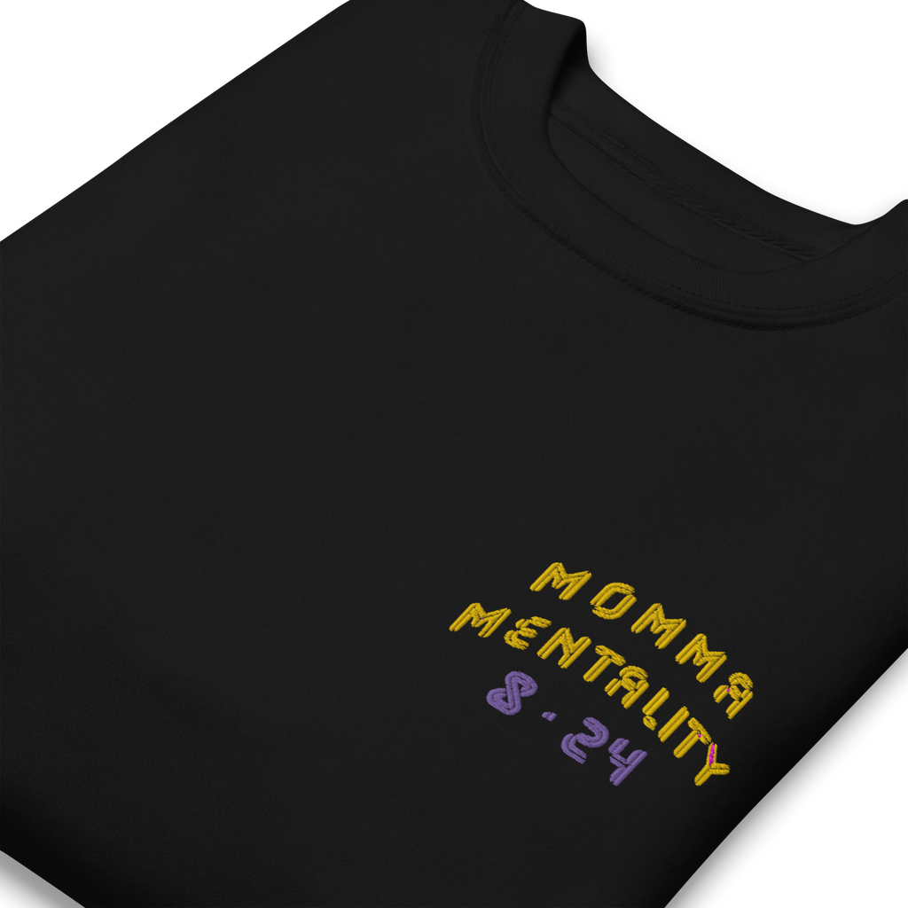 MOMMA MENTALITY SWEATSHIRT BLK image 4
