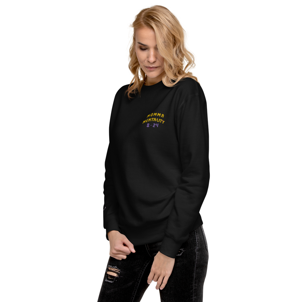 MOMMA MENTALITY SWEATSHIRT BLK image 6