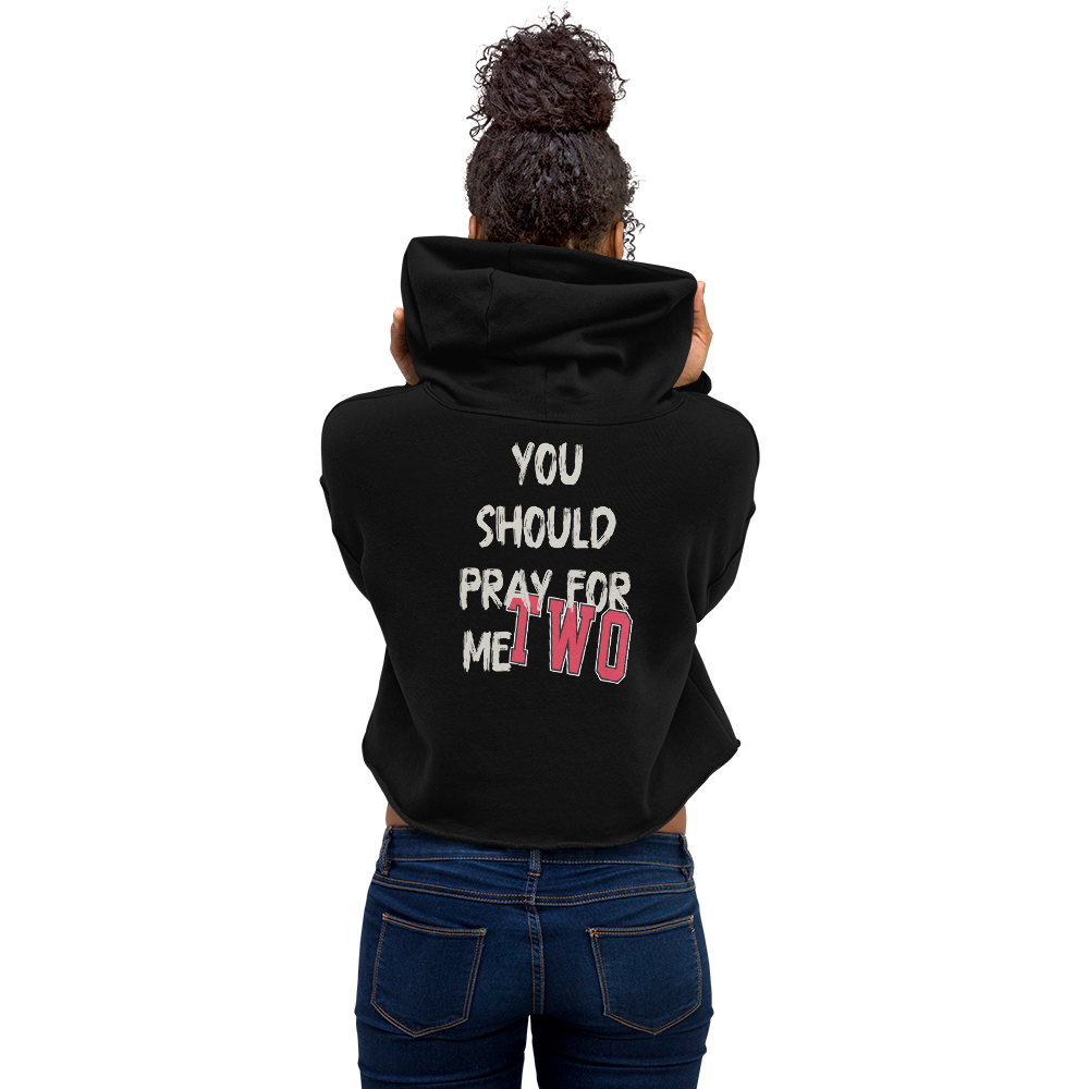 PRAYING CROP HOODIE image 7