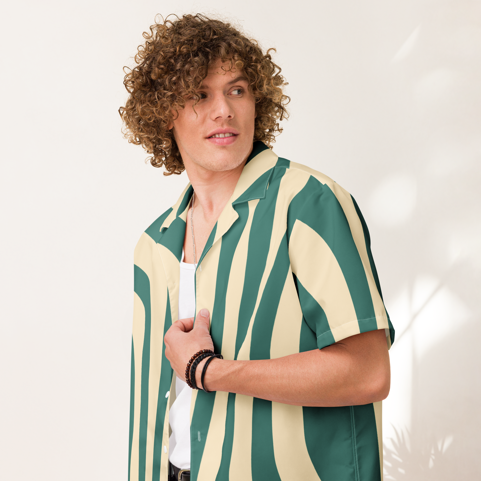 WORSHIP TEAM BUTTON - UP SHIRT image 5