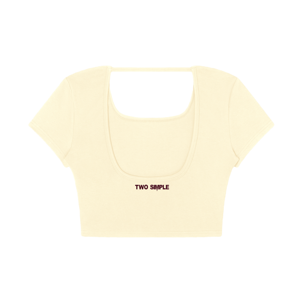 CLOSED-OFF CROP TEE image 1