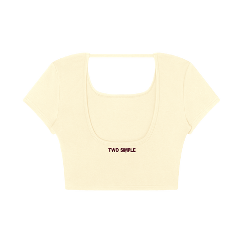 CLOSED-OFF CROP TEE image 1