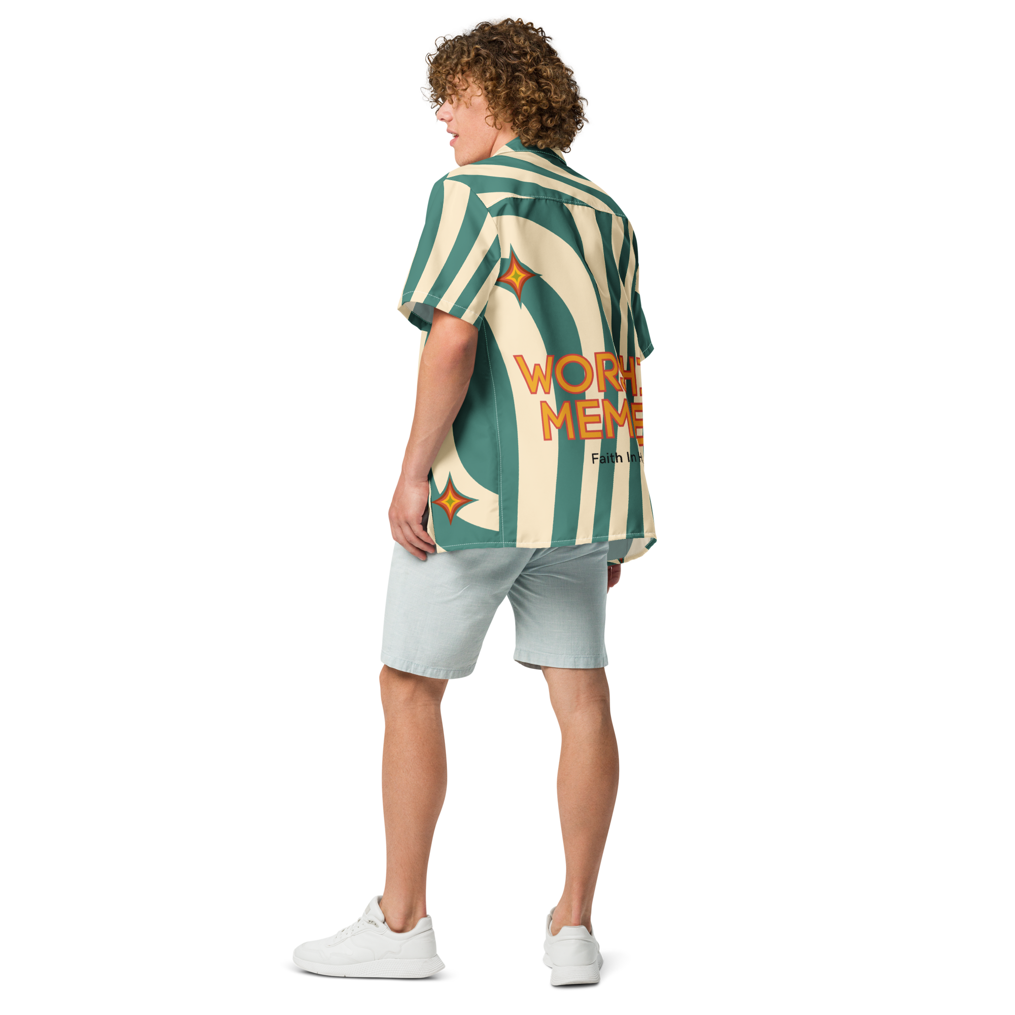 WORSHIP TEAM BUTTON - UP SHIRT image 6